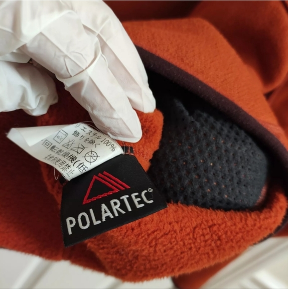 Arcteryx Arc'teryx Polartec Fleece Jacket Full Zip Made in Canada Orange men's L - Picture 7 of 13